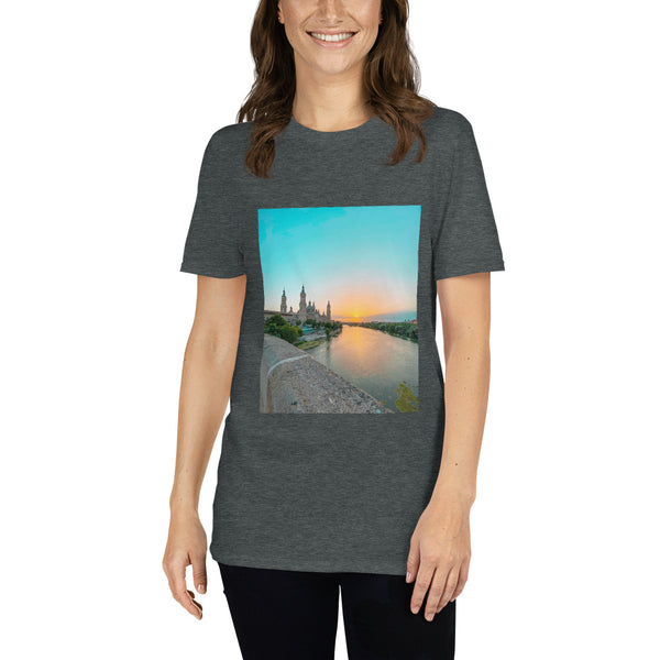 Zaragoza Sunset Colors View: T-Shirt