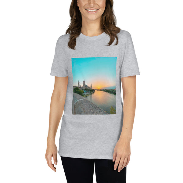 Zaragoza Sunset Colors View: T-Shirt