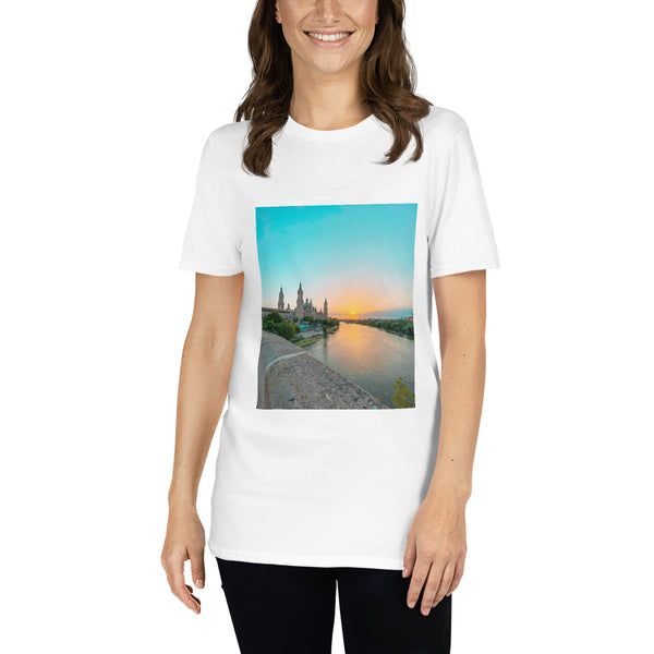 Zaragoza Sunset Colors View: T-Shirt