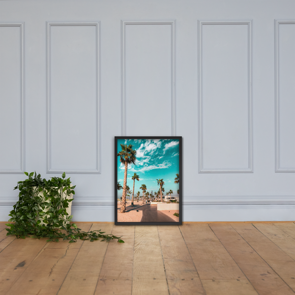 Dubai Palms: Matte Framed Poster