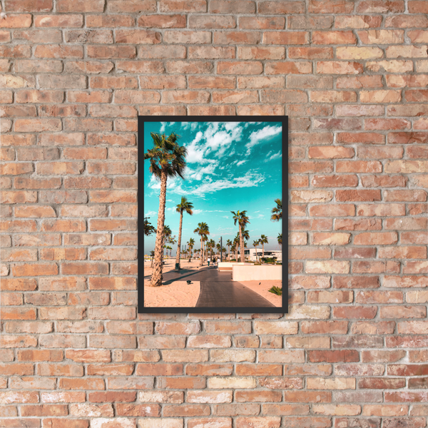 Dubai Palms: Matte Framed Poster